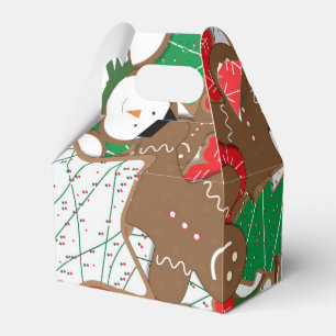 Weihnachtsplätzchen Feiertags-Party-Geschenkbox Geschenkschachtel
