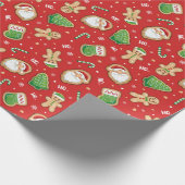 Weihnachtsplätzchen Geschenkpapier (Ecke)
