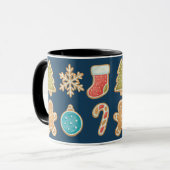 Weihnachtsplätzchen-Icons | Lebkuchen  Tasse (Vorderseite Links)