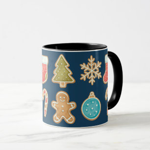 Weihnachtsplätzchen-Icons   Lebkuchen  Tasse