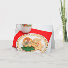 Weihnachtsplätzchen-Karte Feiertagskarte