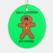 Weihnachtsplätzchen Keramik Ornament (Links)