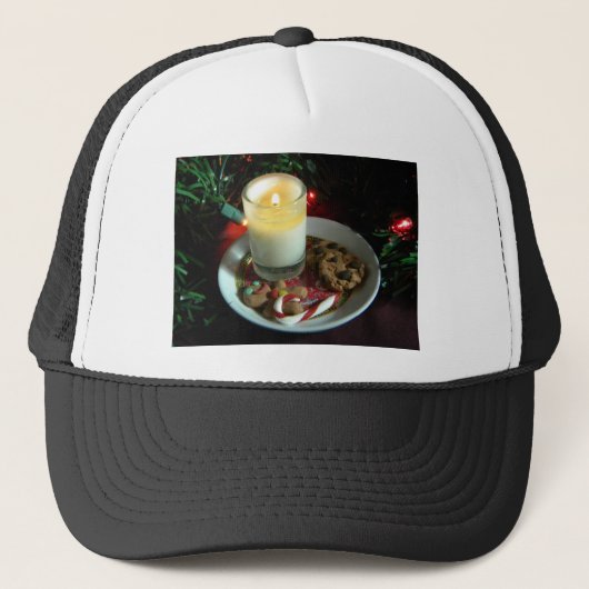 Weihnachtsplätzchen-Kerze III Truckerkappe (Vorderseite)