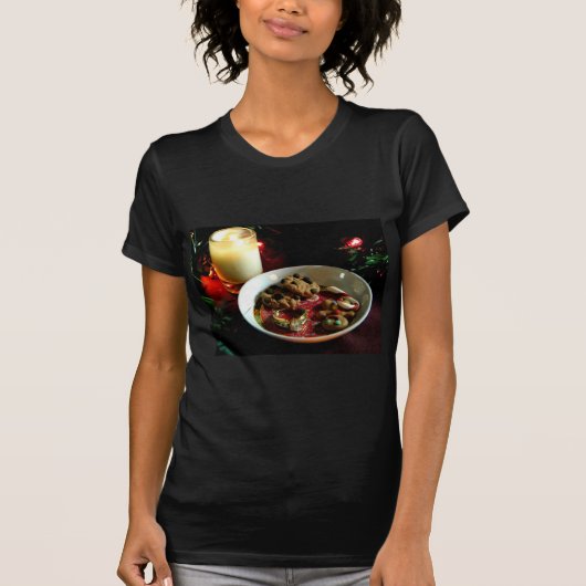Weihnachtsplätzchen-Kerze T-Shirt (Vorderseite)