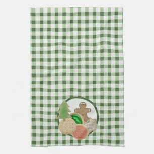 Weihnachtsplätzchen-Küchenhandtuch Handtuch