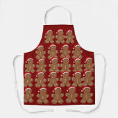 Weihnachtsplätzchen-Küchenschürze Schürze (Vorderseite)