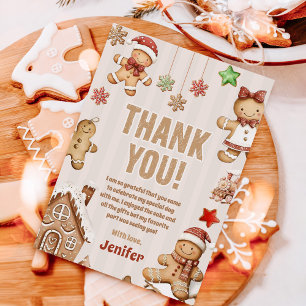 Weihnachtsplätzchen Lebkuchen Geburtstag Dankeskarte