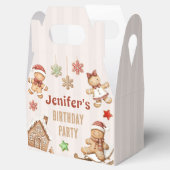 Weihnachtsplätzchen Lebkuchen Geburtstag Geschenkschachtel (Geöffnet)
