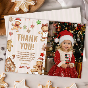 Weihnachtsplätzchen Lebkuchen Geburtstagsfoto Dankeskarte