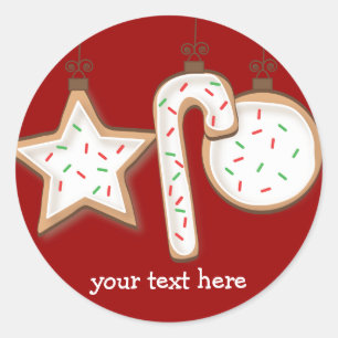 Weihnachtsplätzchen-leckere Aufkleber