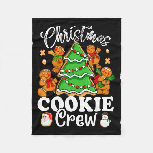 Weihnachtsplätzchen-Mannschaft Backteam Neue Weihn Fleecedecke (Vorderseite)