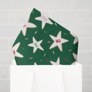 Weihnachtsplätzchen-Muster Seidenpapier