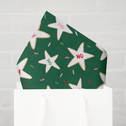 Weihnachtsplätzchen-Muster Seidenpapier (Geschenktüte)