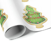 Weihnachtsplätzchen-Packpapier Geschenkpapier (Rolleneckpunkt)