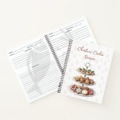 Weihnachtsplätzchen-Rezept-Notizbuch Notizblock (Innenseite)