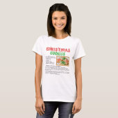 Weihnachtsplätzchen-Rezept T-Shirt (Vorne ganz)