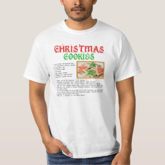 Weihnachtsplätzchen-Rezept T-Shirt