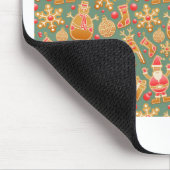 Weihnachtsplätzchen Santa Mousepad (Ecke)