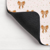 Weihnachtsplätzchen-Schleifen Mousepad (Ecke)