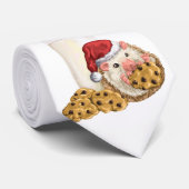 Weihnachtsplätzchen-Schwein Krawatte (Gerollt)