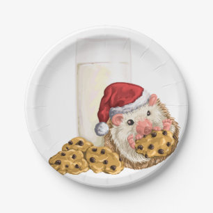 Weihnachtsplätzchen-Schwein Pappteller