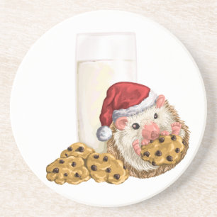 Weihnachtsplätzchen-Schwein Sandstein Untersetzer