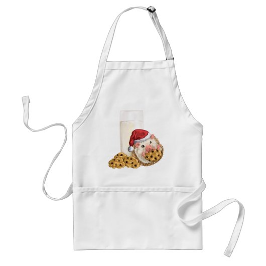 Weihnachtsplätzchen-Schwein Schürze (Vorne)