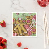 Weihnachtsplätzchen Servietten (Beispiel)