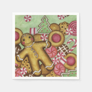 Weihnachtsplätzchen Servietten