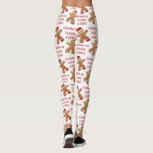 WEIHNACHTSplätzchen-SÜCHTIGER ~Leggings Leggings (Rückseite)