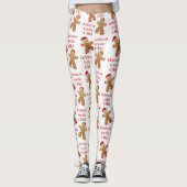 WEIHNACHTSplätzchen-SÜCHTIGER ~Leggings Leggings (Vorderseite)