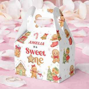 Weihnachtsplätzchen Süße Eins 1. Geburtstagsfeier Geschenkschachtel