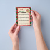 Weihnachtsplätzchen-Tausch-Abstimmungskarte Flyer (Gruppe)