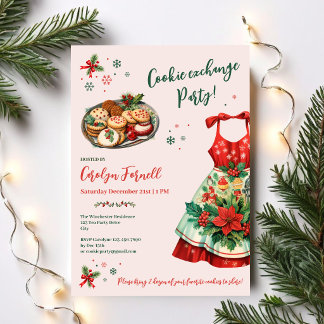 Weihnachtsplätzchen-Tauschparty Einladung