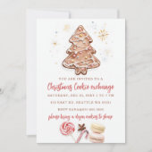 Weihnachtsplätzchen-Tauschparty Einladung (Vorderseite)