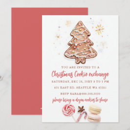 Weihnachtsplätzchen-Tauschparty Einladung
