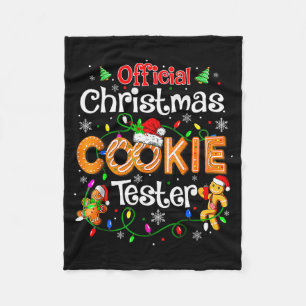 Weihnachtsplätzchen Tester Taster Backcrew Toddle Fleecedecke