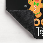 Weihnachtsplätzchen Tester Taster Backcrew Toddle Mousepad (Ecke)