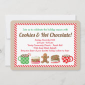 Weihnachtsplätzchen und heiße einladung (Vorderseite)