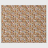 Weihnachtsplätzchen-Verpackungspapier – Festliche Geschenkpapier (Flach)