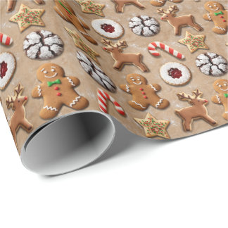 Weihnachtsplätzchen-Verpackungspapier – Festliche Geschenkpapier