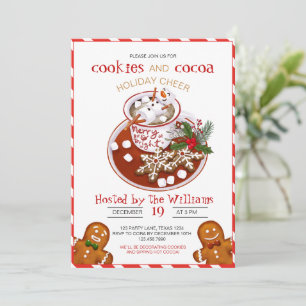Weihnachtsplätzchen-Verzierungs-Party Einladung