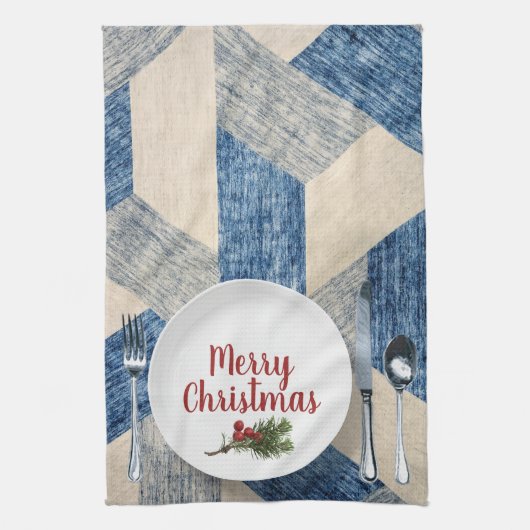 Weihnachtsplatzierung Geschirrtuch (Vertikal)
