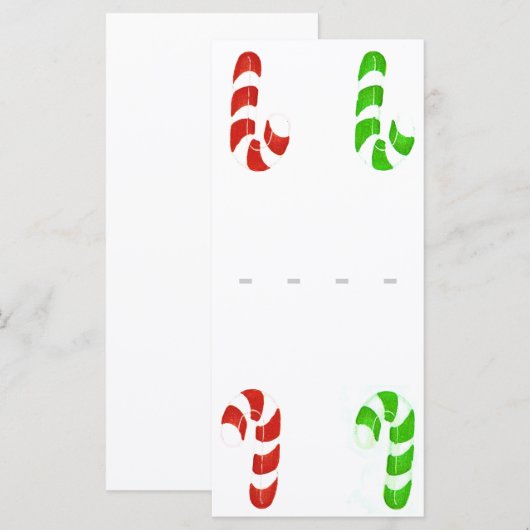 Weihnachtsplatzierungsnamenkarten (Vorne/Hinten)