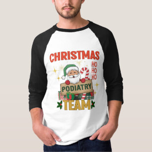 Weihnachtspodiatenteam - Festliche Foot Care Profe T-Shirt