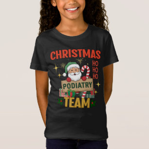 Weihnachtspodiatenteam - Festliche Foot Care Profe T-Shirt