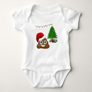 Weihnachtspoemoji Baby Strampler
