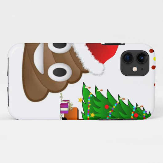 Weihnachtspoemoji Case-Mate iPhone Hülle (Rückseite (Horizontal))