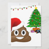 Weihnachtspoemoji Feiertagskarte (Vorderseite)