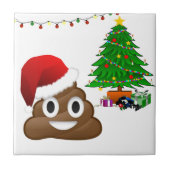 Weihnachtspoemoji Fliese (Vorderseite)